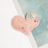 Lentejuelas con Forma de Corazón Brillantes Ultrasónicas con Lazo de Perlas, Accesorios para el Cabello Hechos a Mano para Bricolaje, Decoraciones para Zapatos y Sombreros, Adornos para Ropa