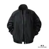 Chaqueta de vuelo estilo americano con cuello alto para hombre, nuevo modelo otoño 2026, holgada casual elegante ropa de trabajo chaqueta de béisbol para motocicleta