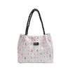 Bolsa Floral de Conejito Linda y Versátil para Estudiantes Mujeres Bolso de Mano de Gran Capacidad Nuevo Bolso Casual Ecológico Bolso de Hombro