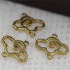 12 * 11MM colgante de conexión Xiangyun pequeño de cobre fundido material de accesorios para horquillas y pendientes DIY