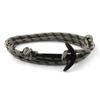 Ebay Aliexpress Mais Vendido Libertydave Mesmo Estilo Pulseira de Corda de Couro Pirata Âncora Marinha Trançada Estilo Retrô