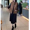 88209 Da Ai Mei Yuan 2025 Nova Moda Início da Primavera Top Preto + Saia Emagrecedor Colete Feminino Estiloso