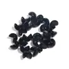 30/paquete color acrílico semicírculo giratorio música para comer agujero goloso cuentas diy cadena de teléfono móvil colgante accesorios venta al por mayor