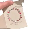 "Floración de Primavera" Pulsera Geométrica Brillante y Colorida con Diamantes, Dulce y Elegante, Joyería Única y con Estilo para Mujeres