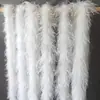 Tiras de plumas de avestruz gruesas encriptadas multicapa tiras de plumas de avestruz vestido de baile vestido moda DIY accesorios de ropa hechos a mano