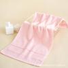 Toalla de baño de algodón de color sólido y grueso para adultos, venta al por mayor de fábrica, toalla de regalo de hotel suave y absorbente para bebés