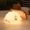 Lámpara de Noche Pequeña y Linda, Lámpara de Mesa Adorable y Creativa, Lámpara Táctil de Silicona con Forma de Nube, Compañera de Sueño Luz de Noche para Niños