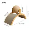 Tabla Rascadora para Gatos con Forma de L, Rascador Vertical para Esquinas, Resistente al Desgaste y con Menos Migas, Juguete para Gatos, Cama Integrada para Gatos, Suministros para Mascotas