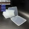 Zihexi Kh622 Caja Vacía Transparente de PP Caja de Embalaje de Exhibición Caja de Almacenamiento de Plástico para Tarjetas de Visita Caja para Piezas de Ensamblaje de Bloques de Construcción