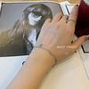 Pulsera Simple de Borlas Apiladas de Estilo Diario Japonés y Coreano para Mujer Ins Nicho Estilo Frío Novia Estudiante Pulsera de Cadena