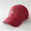 Boné de Baseball com Bordado de Letra Macio Tridimensional Simples, Moderno e Casual, Boné Versátil para Proteger do Sol para Passeios, Unissex