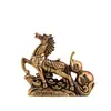 Cabaça de Latão Yuanbao Cavalo para o Sucesso Signos do Zodíaco Enfeites Mesa de Escritório Obra de Arte Criativa Enfeites Decorativos de Latão