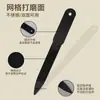 Venta al por mayor puntual del fabricante Tijeras para uñas Rectificadora de doble cara Electrólisis Negra Corte Lima de uñas de acero inoxidable 338