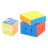 Quebra-cabeça infantil de ciência e educação cor sólida cubo de Rubik de terceira ordem rotação suave torção cubo de Rubik de forma especial saco de brinquedo atacado