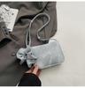 Bolsa Quadrada Pequena Minimalista 2025 Nova Tendência Versátil Estilo Coreano Casual Preguiçoso Moderna Compacta Exquisita para o Dia a Dia Transversal