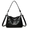 2026 Nueva Bolso Cruzado para Mujer Bolso de Hombro Sencillo Textura de Cuero Suave Clásica Gran Capacidad para Viajes Diarios Bolso de Hombro Casual