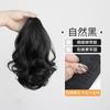 Rabo de Cavalo Peruca Cabelo Longo Infantil Preguiçoso Presilha Rabo de Cavalo Natural Fofo Baixo Amarrado Rolo Flor de Pera Trança Peruca Rabo de Cavalo