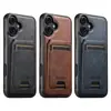 Adecuado para funda de teléfono móvil Iphone18Promax, Samsung S26Ultra Portatarjetas de Carga Inalámbrica Magnética Funda de Cuero