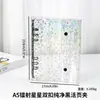 Envío Gratis Estilo Ins Cuaderno de Hojas Sueltas A5 PVC Doble Hebilla Diario Álbum de Tarjetas Cuaderno Libro Único Cubierta Transparente