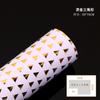 Papel de Regalo Estampado en Caliente Transfronterizo, Papel de Regalo a Cuadros Rayas Lunares Simple y Accesible de Lujo, Rollo de Papel Grande para Fiesta