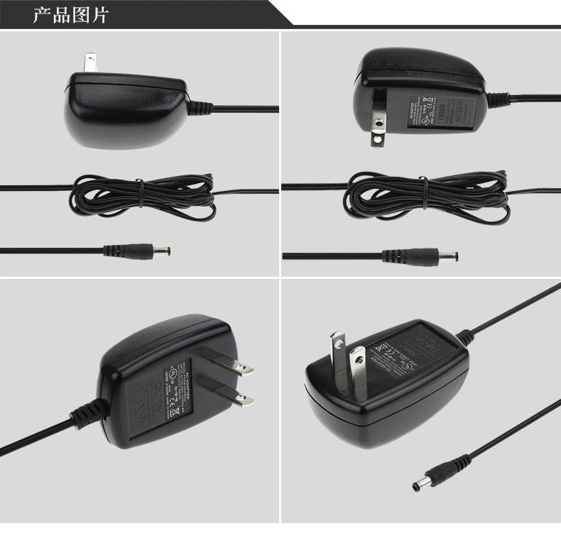 中文带线插头8W美规黑色_11