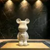 Oso Corazón Lindo Cerámica Decoración del Hogar Adorno Alcancía Casa de Juguete para Niños Regalo de Inauguración de Casa