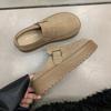 Zuecos Casuales Gruesos de Fácil Poner para Mujer, Nuevo Estilo Otoño 2025, Zuecos Casuales para Exteriores que Aumentan la Altura, Adecuados para Combinar con Faldas, Zapatos Birkenstock