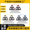 Cierres para Bicicleta de Carretera Compatibles con SPD SH10 SH11 SH12 Hebilla de Pie de Bloqueo Automático Accesorios de Ciclismo