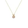 Tiktok mismo estilo nacional Festival de Medio Otoño conejo acero de titanio cadena clavícula collar para todo fósforo que no se desvanece joyería collar femenino al por mayor