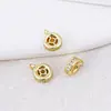 Heidi Cuentas de Engranaje de Moneda de Cobre con Zirconia de Color Duradero, con Cuentas Espaciadoras y Cuentas de Barril, Materiales y Accesorios para Pulseras y Collares de Cuentas DIY