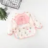Paraguas niños impermeable babero manga larga mameluco impermeable bebé tafetán de poliéster para bebé ropa de comedor impermeable al por mayor