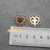 Accesorios Lolita DIY Anillo Individual Colgante Corazón Melocotón Perla Colgante Diamante Colgante Individual Amor Aleación Material para Pendientes
