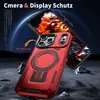 Funda para iPhone 18 Pro Compatible con Amazon con Soporte para Lente, Funda Magnética Armor Anti-Caídas Apple 17 16Pm
