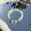 Pulsera Año Nuevo del Dragón 2024 para Mujer Pulsera Imitación Cinabrio Bollo de Dragón Nuevo Estilo Chino Joyería Estilo Chino Año del Dragón
