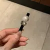 Grampo de cabelo de veludo pérola retrô francês acessórios de cabelo femininos cocar de alta qualidade grampo de cabelo 2023 Novo grampo bico de pato requintado