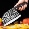 Cuchillo de cabeza de pescado de gran venta, cuchillo afilado para cortar carne, cuchillo de rebanar forjado, cuchillo de cocina para cortar en el hogar, cuchillo de cocina para correr ríos y lagos.