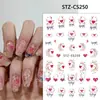 Belleza Total Transfronterizo Nuevas Pegatinas para Uñas Artísticas 3D Dibujos Animados Azul Tinta Lunares Franceses Ballena Pegatinas para Uñas Artísticas