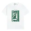 Camiseta Pesada Stone 260g com Estampa de Bússola com Logo, Caimento Solto, Estilo Tendência para Casal, Manga Curta, Unissex
