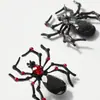 Brincos Populares de Aranha Negra de Halloween Niemann, Brincos Personalizados de Animais Escuros, Exagerados Elegantes, Brincos Engraçados para Mulheres