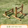 Jardín de Infancia Caja de Juegos Anji Barra de Equilibrio Infantil Marco de Trepa con Rodillos Escalera de Madera Carbonizada Equipo de Entrenamiento Sensorial para Exteriores