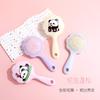 Novo Pente Mini Panda de Desenho Animado com Almofada de Ar, Pente Portátil para Massagem no Couro Cabeludo, Macio e Fofo, para Crianças e Meninas, Pente Fofo com Bolsa de Ar