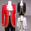 Ropa de Rendimiento para Hombre, Estilo Palacio Retro, Traje de Actuación Escénica de Caballero Británico, Vestido Formal, Corte Ajustado