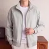Chaqueta de vuelo estilo americano nueva para hombre Primavera y Otoño, Ropa de trabajo informal holgada con retazos y cuello alto