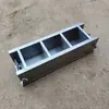 Molde de Prueba de Hierro Fundido para Concreto 150 Resistencia a la Compresión 100 Tres Cavidades 70.7 Molde de Impermeabilidad para Mortero Acero Completo Pulido Placa Grande