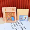 Oro Puro 999 Gama Alta Exquisito Regalo Día de San Valentín Chino 520 Paz y Alegría Princesa Por Favor Haz Galletas de la Fortuna para que Otros las Regalen Venta al por Mayor