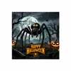 Banner de Porta de Garagem Halloween Amazon Transfronteiriço Decoração de Festa de Halloween Tecido de Fundo Atmosfera Tapeçaria
