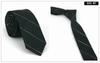 Moda masculina terno 6 cm gravata estreita negócio formal desgaste coreano listrado casual desgaste do trabalho gravata