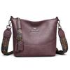 Bolso Cubo Transfronterizo para Mujer Gama Alta 2025 Nuevo Bordado Simple Casual Versátil Gran Capacidad Hombro Único Cruzado