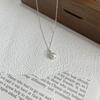 925 Sterling Silver Natural Pérola de Água Doce Colar Jóias Femininas All-match Niche High-grade Pingente Sweater Cadeia Clavícula Cadeia