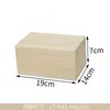Caja de Madera Caja de Empaque Caja de Almacenamiento para Joyería con Cerradura Caja de Regalo para Tetera Sin Tapa Madera de Bambú Caja de Almacenamiento para el Hogar